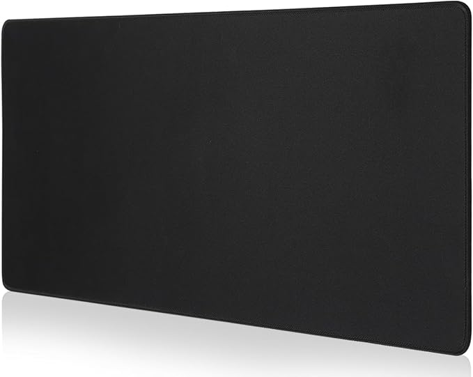 Dizzy Balloon Large Extended Mouse Pad with Durable Stitched Edges, 31.50"x11.81"x0.12", Mouse Mat Desk Mat for Home and Office, Black Large Gaming Mousepad, Keyboard Mat with Non-Slip Rubber Base
