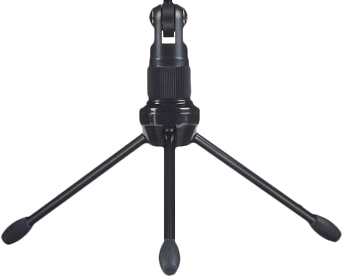 Amazon Basics Mini USB Condenser Microphone for Online Meeting, Gaming, Podcast, Black