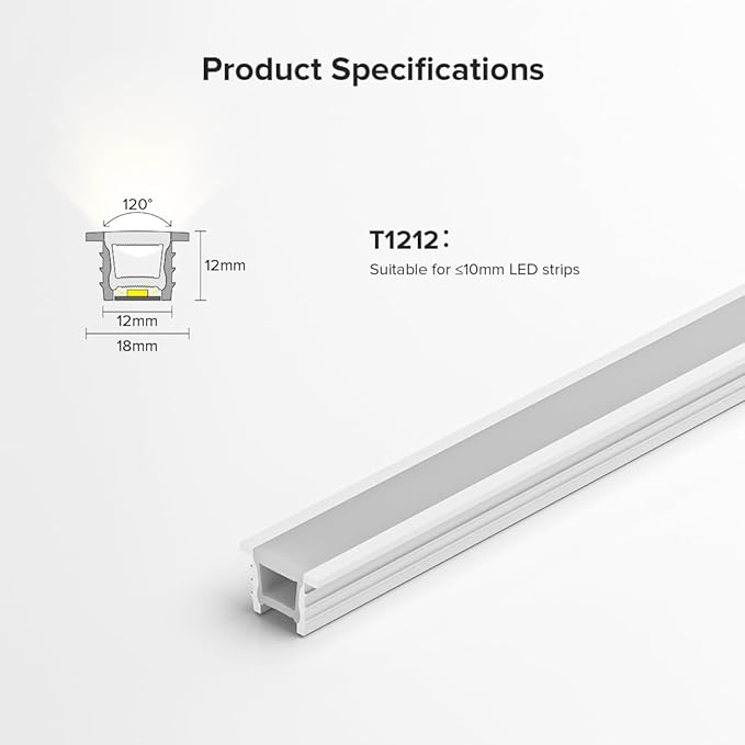 BTF-LIGHTING 9.8FT Silicone LED Channel System Flexible Tube with Milky White Cover for ≤10mm LED Strips, DIY Neon Rope Light Channel Diffuser for Indoor Outdoor Ambient Decor (No Strip Included)