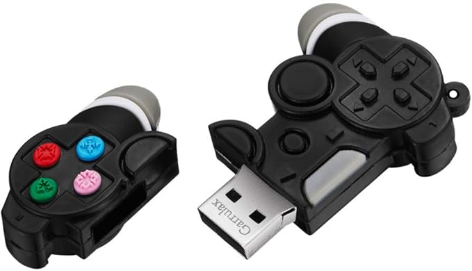 USB Flash Drive, 8GB / 16GB / 32GB USB2.0 Cute Shape USB Memory Stick Date Storage Pendrive Thumb Drives (32GB, Gamepad)