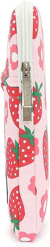 canvaslife Laptop Sleeve 15 Inch 15 Case and 15.6 Laptop Bag (Strawberry)