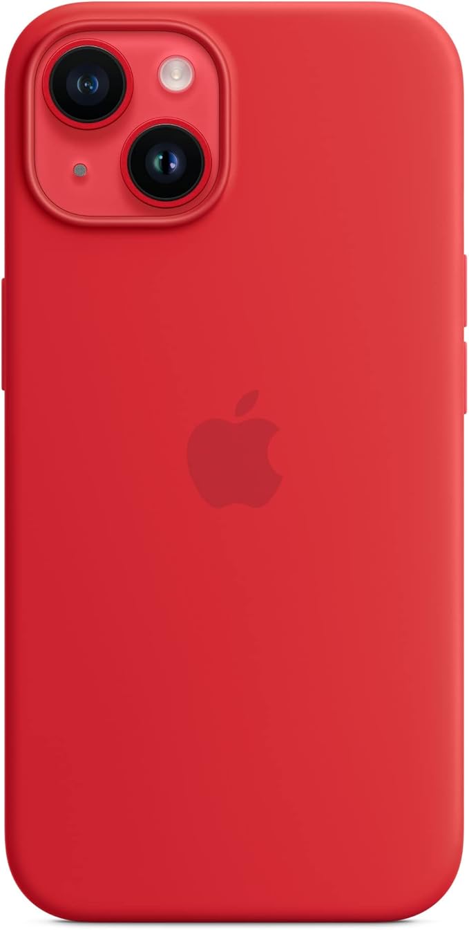 Apple iPhone 14 Silicone Case with MagSafe - (Product) RED