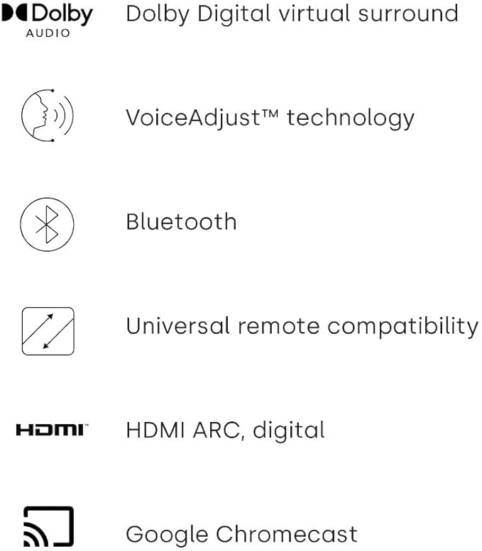 Polk Audio Signa S3 Sound Bar for TV & Wireless Subwoofer with Built-in Chromecast & Google Assistant, Low-Profile Design, Works with 8K, 4K & HD TVs, Bluetooth and Wireless Streaming