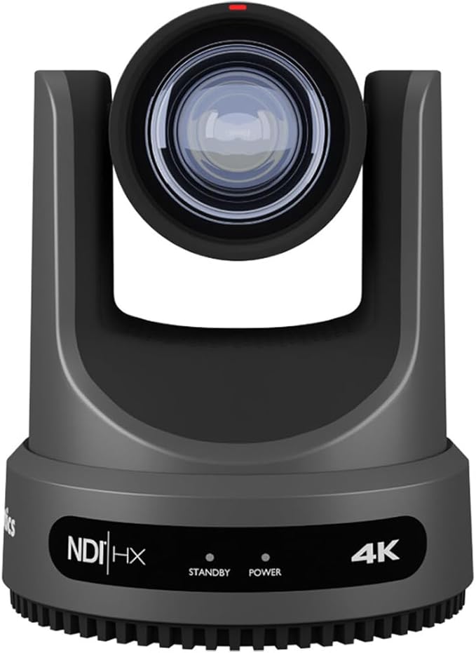 PTZOptics Move 4K 12x Optical Zoom PTZ Camera - Grey