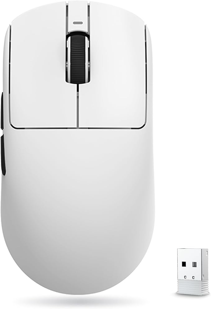ATK VXE Dragonfly R1 S Wireless Gaming Mouse, 55g Lightweight, Xhero AI Sensor, Adjustable DPI, 1k Polling, 150 Hr Battery Life, Tri-Mode Nearlink/Bluetooth/Wired