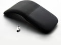 Wireless Foldable Mouse Folding Touch Mice (2.4G Wireless with USB Receiver)-Black