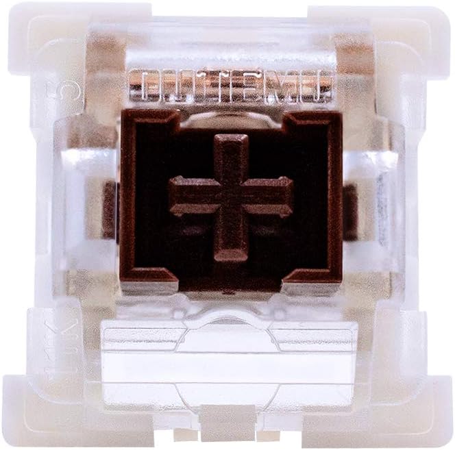 outemu Brown Switches- 65 Pack, 3-Pin Tactile Dustproof Key Switches - Replacement Switches for Mechanical Gaming Keyboard