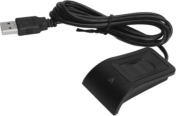 Fingerprint Reader, USB Fingerprint Scanner for PC, Compact Desktop Biometric Reader, 0.2s Fast Login, Windows Hello Automatic Driver Installation, Plug and Play Encryption Security
