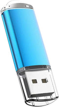 USB Flash Drive 32GB, Maspen Thumb Drive 2.0 High Speed Memory Stick Jump/ Zip/ Pen Drive,Blue,32 GB