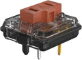 KAILH Official Store Low Profile Switch 1350 Chocolate Mechanical Keyboard Switch RGB SMD Clicky (110, Choc Brown)