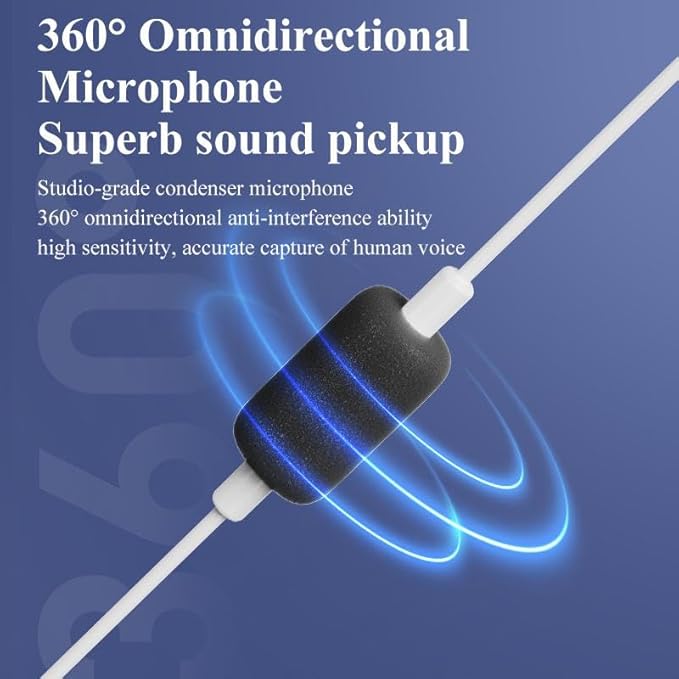 Sound Card Karaoke Headset with in-Ear Monitoring, Voice Changer, Reverberation, Built-in Sound Card, Karaoke Microphone, Portable Karaoke Headphones, Type C HiFi Wired Earbuds for Musician