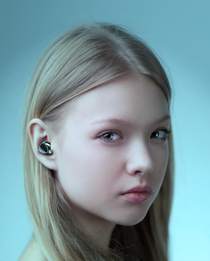 NIUTA Wireless Earbuds,Bluetooth Headphones 132Hr Playtime Sports Ear Buds with Digital Display Charging Case, IPX7 Waterproof Headset with Microphone Cordless Earphone for iPhone Andriod TV
