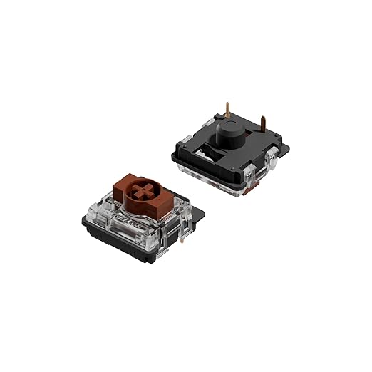 Ranked Gateron ks-27 Low Profile Key Switches for Mechanical Gaming Keyboards | Plate Mounted (Gateron Brown, 65 Pcs)