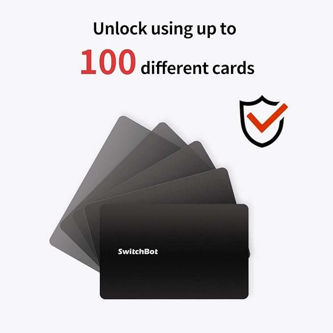 SwitchBot Card for Unlocking Your SwitchBot Lock via Keypad or Keypad Touch (3 Pack)