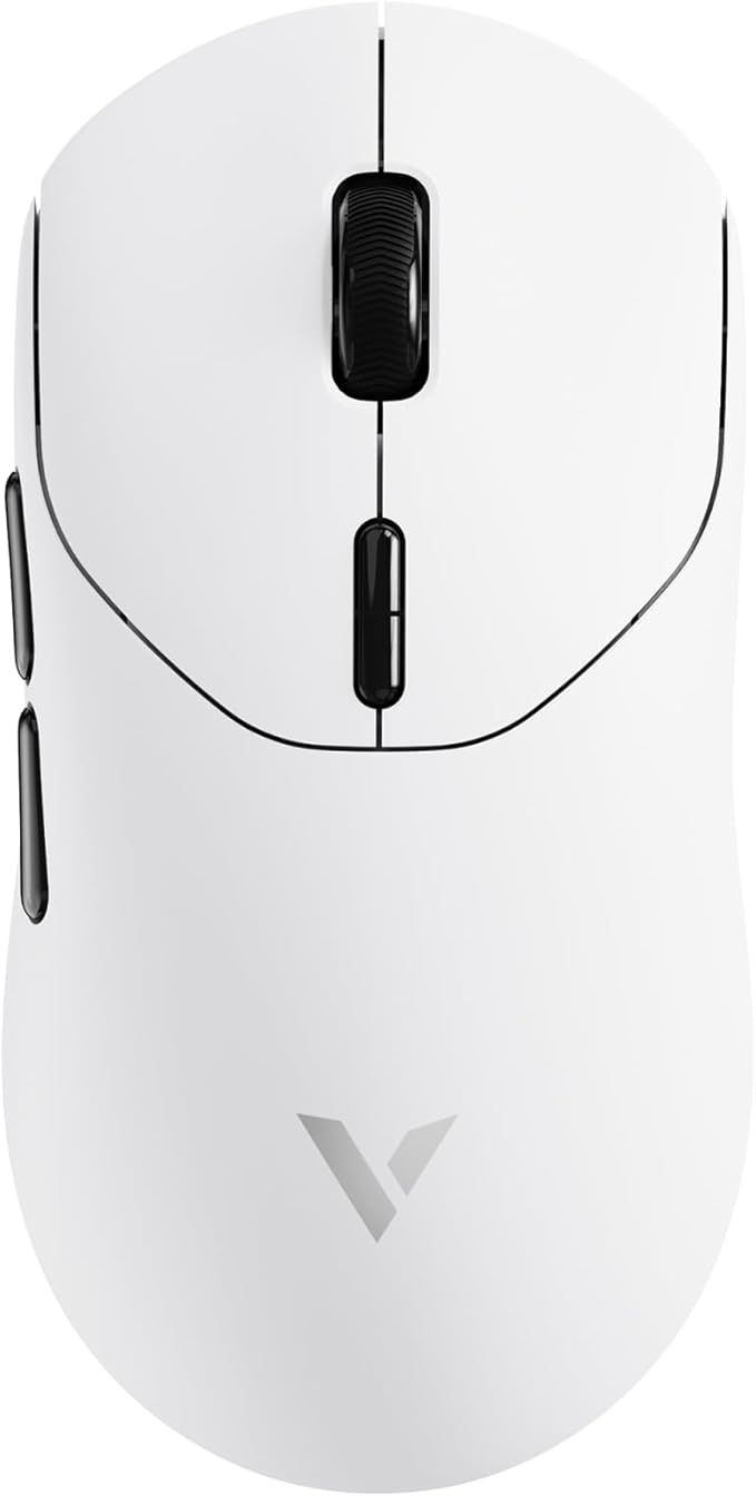 Rapoo VT2 Wireless Gaming Mouse, True 8K Wireless Polling Rate, 53g Lightweight, Up to 750 Hr Battery, Nordic nRF54L15 MCU, 100-Million Mechanical Switch, 10 Programmable Buttons, Macro Enabled