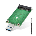 ELUTENG mSATA to USB 3.0 Adapter - Mini SATA Converter as Portable Flash Drive External Hard Drive (No Cable Needed)