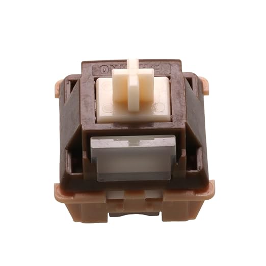 Caramel Latte V2 Linear Pre-Lubed 5-Pin MX Mechanical Keyboard Switches - 45g Gaming & Typing Switch with Smooth Linear Response, Hot-Swappable for Custom Keyboards