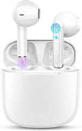 Wireless Earbud, Bluetooth Headphones 5.3 Mini Bluetooth Earbud, Deep Bass Stereo Wireless Earphones in Ear Sport 40H USB-C Charging Case, ENC Noise Cancelling Ear Buds with 4 ENC Mic Dual LED Display