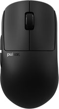 Pulsar Gaming Gears X2H Crazylight Wireless Gaming Mouse, Ultra Lightweight 1.51 oz (43g), Optical Switch, 32000 DPI, 750 IPS, XS-1 Sensor, 8k Compatible (Medium, Jet Black)