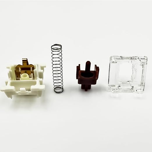 Gateron G Pro 3.0 Brown Switches for Mechanical Keyboard,3-Pin 55gf Tactile Feel/Pre-Lubed/Pin-Enhanced Switches(36pcs,Brown,3-Pin)