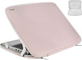 Laptop Sleeve Case 15.6 Inch, Durable Shockproof Protective Cover Flip Case Briefcase Carrying Bag Compatible with 15.6" HP, ASUS, Lenovo, Acer, Notebook, Computer, Ultrabook, Chromebook, Pink