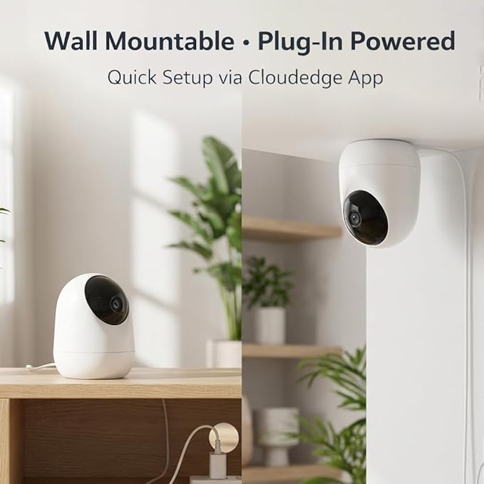 Rraycom Indoor Camera 5G&2.4G WiFi,2K Security Cameras for Home Security,360°Pan & Tilt, Dog/Pet Baby Camera with Motion Tracking& Sound Detection, 2-Way Audio, Night Vision,Siren,Works w/Alexa