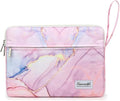 15.6-inch Notebook case, Waterproof and Shockproof Protective Computer case, can be Used to Cover Shopping cart Cases. The Notebook is Compatible with Lenovo, ASUS and HP (New Pink Marble)