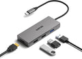 USB C Hub, 4 in 1 USB C to HDMI Multiport Adapter, with 4K HDMI, USB 3.0/2 2.0 Port Compatible with MacBook Pro/MacBook Air M1 2020 and More Type C Devices