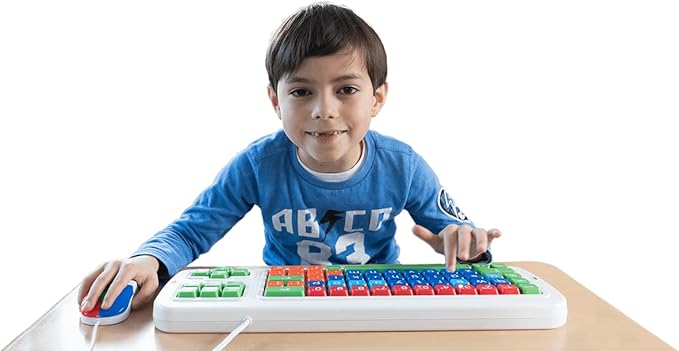 Clevy Kids Mouse - Colorful Ergonomic USB Computer and Laptop Kids Mouse for School and Home Computer Use - Wired Children Friendly - Compatible with Windows, macOS, Chromebook