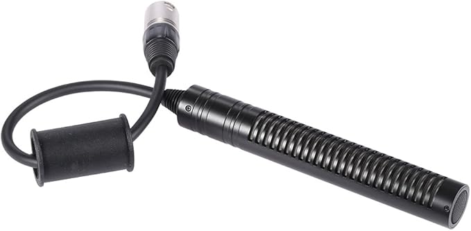 Andoer Video Recording Interview Photography Stereo Condenser Unidirectional Microphone Mic for Sony Panosonic Camcorders-XLR Interface