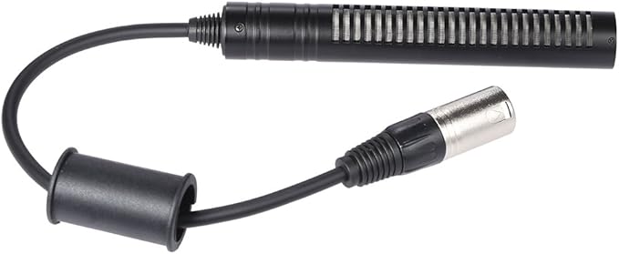Andoer Video Recording Interview Photography Stereo Condenser Unidirectional Microphone Mic for Sony Panosonic Camcorders-XLR Interface