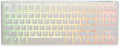 Ducky One 3 TKL Pure White Hotswap RGB Mechanical Keyboard (Cherry MX Red)