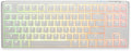 Ducky One 3 TKL Pure White Hotswap RGB Mechanical Keyboard (Cherry MX Brown)