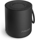 FUNLOGY Portable Mini2 Bluetooth Speaker, Wireless Portable Speaker with Deep Bass, IPX7 Waterproof, TWS Stereo Pairing, Built-in Mic, Small Speaker for Shower, Outdoor, Travel, Black