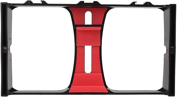 Smartphone Video Rig, Filmmaking Cage Camera Rig, Phone Video Stabilizer, Filmmaking Vlogging Case, Phone Stabilizer for Video Recording, Videomaker Film-Maker Fits for All Smartphones(Red)
