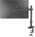 Suptek Single LED LCD Monitor Desk Mount Heavy Duty Fully Adjustable Monitor Stand for 1 / One Screen up to 27 inch
