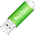 SamData 1 Pack 64GB USB Flash Drives USB 2.0 Thumb Drives Memory Stick Jump Drive Zip Drive, Green