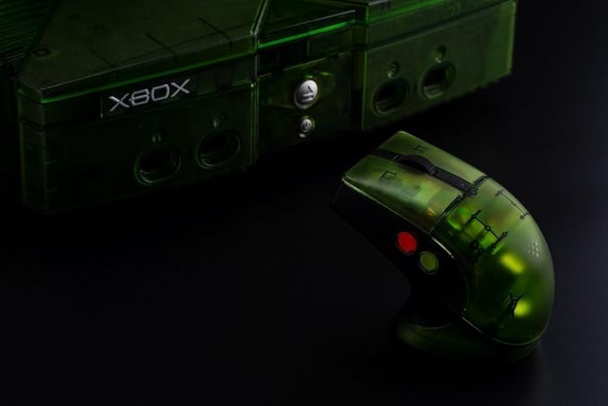 8BitDo Retro R8 Mouse with PAW 3395 Optical Sensor DPI 26K, Wireless 4K Polling Mouse with Charging Dock, Programmable Buttons, and Kailh Sword GM X Micro Switches - Xbox Edition(Officially Licensed)
