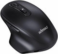 Adesso iMouse A50 Ergonomic Wireless Mouse, Bluetooth and 2.4GHz Dual Mode with USB-C Receiver, Copilot AI Hotkey, 3 Level DPI (1000/1600/2400), 6 Buttons, Right Hand Design for Windows