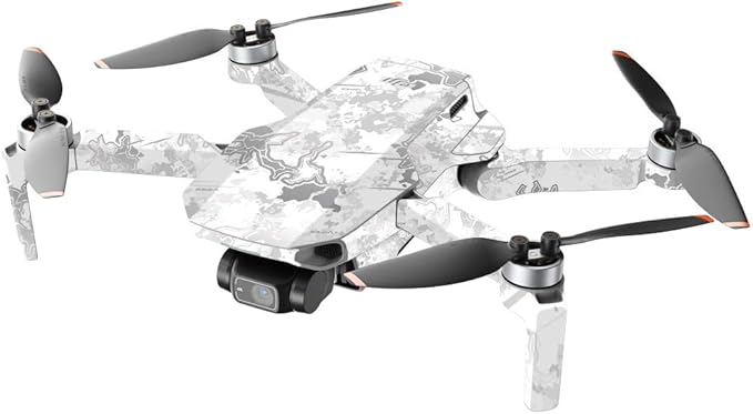 MightySkins Compatible with DJI Mini 2 Portable Drone - Viper Snow | Protective, Durable, and Unique Vinyl Decal wrap Cover | Easy to Apply, Remove, and Change Styles | Made in The USA