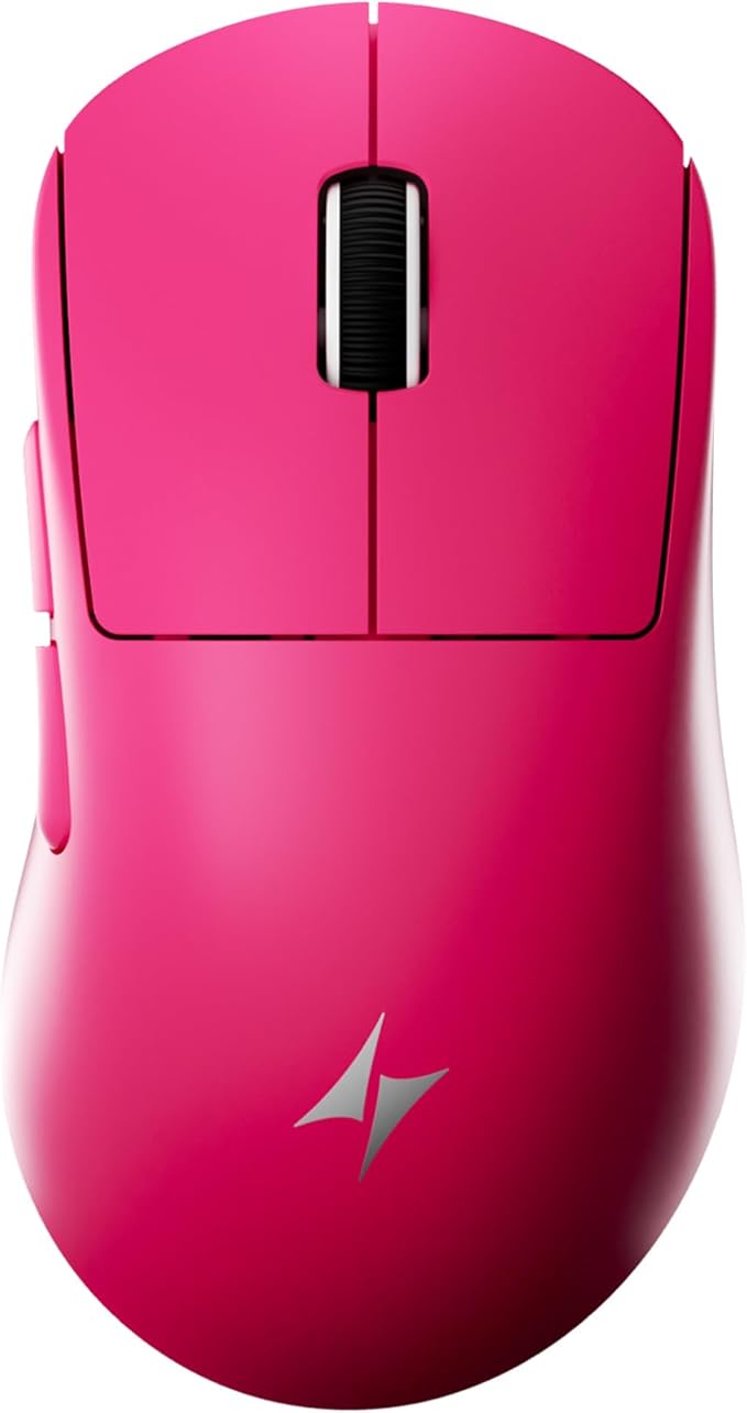 ATK Dragonfly Y9 Gaming Mouse, 55g Lightweight, PAW3950 Ultra Sensor, Nordic 54L15 MCU, Optical Switches, 8K Hz Polling Rate, 800 Hr Battery 2.4G/USB-C (Pink, Ultimate)