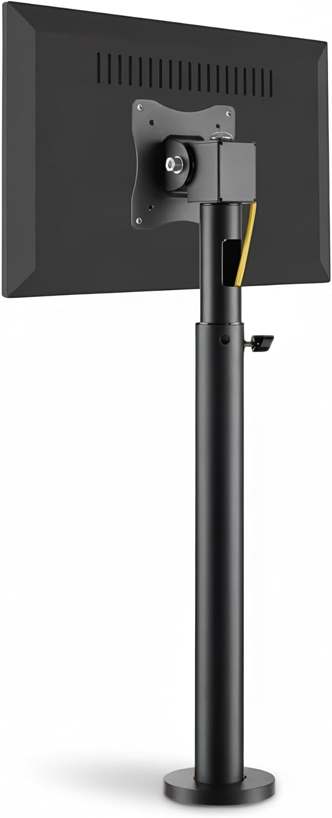 Mount-It! POS Monitor Mount for Retail Checkout & Reception Counters - Extra Tall Height Adjustable Pole with Secure Bolt-Down Base, VESA 75x75 & 100x100 Compatible - Fits 13–32” Monitors, 33 lbs