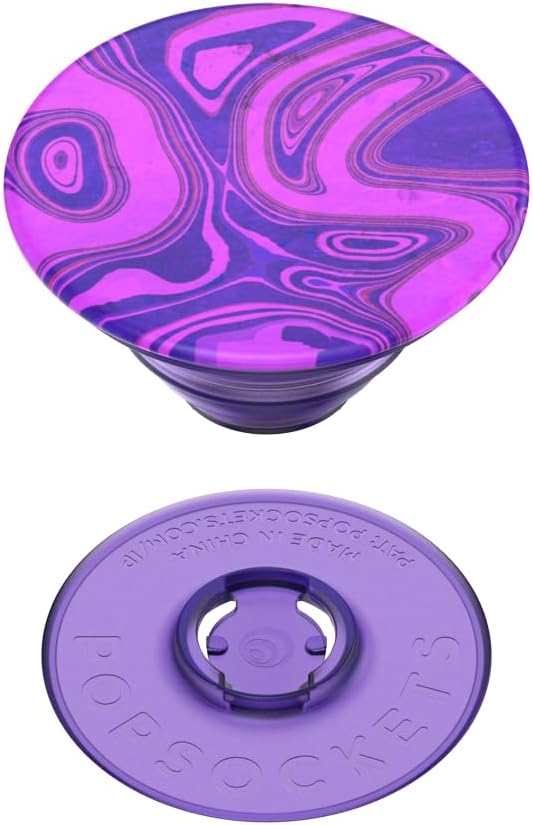 PopSockets Adhesive Phone Grip, Holder, Phone Stand, Purple - Lava Flow