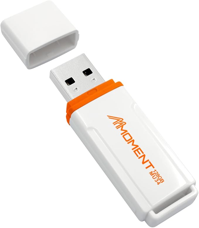 MMOMENT MU34 128GB USB 3.1 Flash Drive, Read Speed up to 120MB/s, Write Speed up to 60MB/s, Thumb Drive