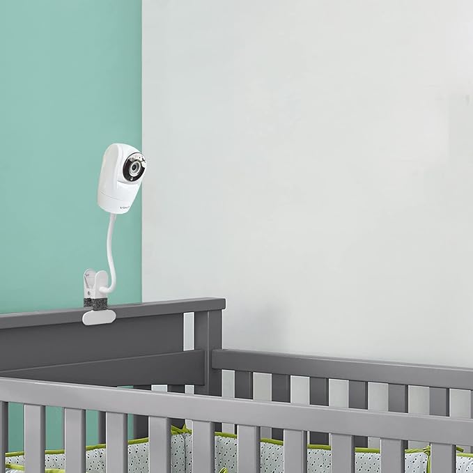 Flexible Baby Monitor Mount Compatible with Vtech VM819/VM901/VM919/VM924/VM320/VM350/VM352/VM546/VM818/VM923/VM5764,Baby Monitor Clip Mount Without Tools or Wall Damage