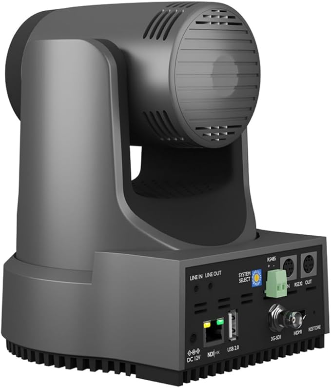 PTZOptics Move 4K 12x Optical Zoom PTZ Camera - Grey