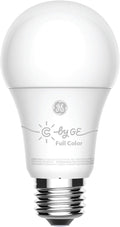 GE CYNC Smart LED Light Bulb, Full Color, Bluetooth Enabled, Alexa and Google Home Compatible,White, (1 Pack), Packaging May Vary