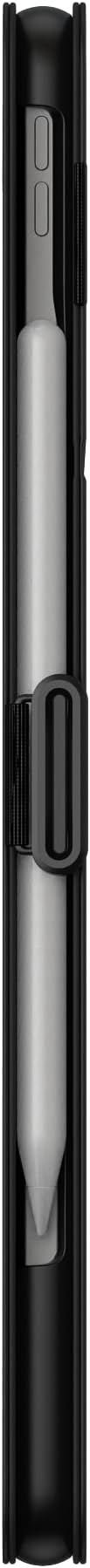 Speck Case for iPad Pro 6th Generation 12.9 Inch - Drop & Camera Protection, Slim Multi Range Stand, Apple Pencil Holder - Black/Black/White