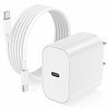 iPhone 17 16 15 Charger/10ft Type C to C Charging Cable Cord Long, USB C Fast Charging Block Plug for Apple iPhone 17 Pro Max/17 Air/16 Pro/15 Plus/AirPods/iPad/mini Plug Cube Birck Box Power Adapter