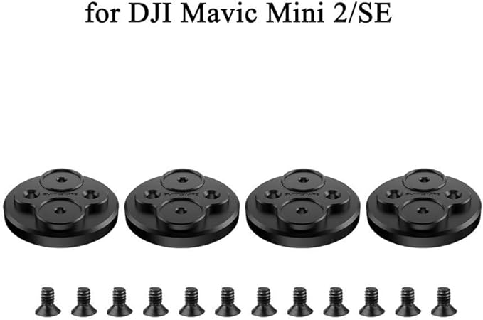 Mavic Mini 3 2 1 Motor Cover Cap Drone Dust-Proof Engine Protector Guard Protective Accessories for DJI Mavic Mini 2 SE 3 Pro (for Mini 2 SE Black)